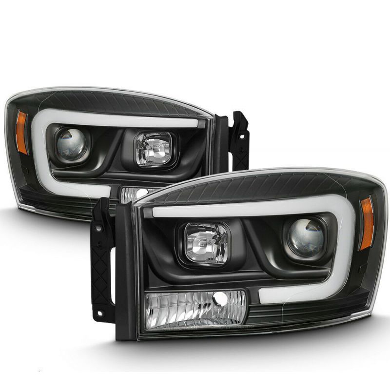 HEADLAMP ASSEMBLY SET LEFT + RIGHT DODGE RAM 06-08