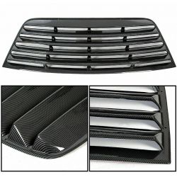 CARBON COLOR REAR WINDOW SCOOP LOUVER SUN SHADE COVER DODGE CHALLENGER 08-19