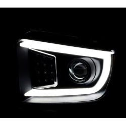 REFLEKTORY LAMPY PRZÓD LED BLACK TOYOTA TUNDRA 14-21 SOCZEWKA SEKWENCYJNE