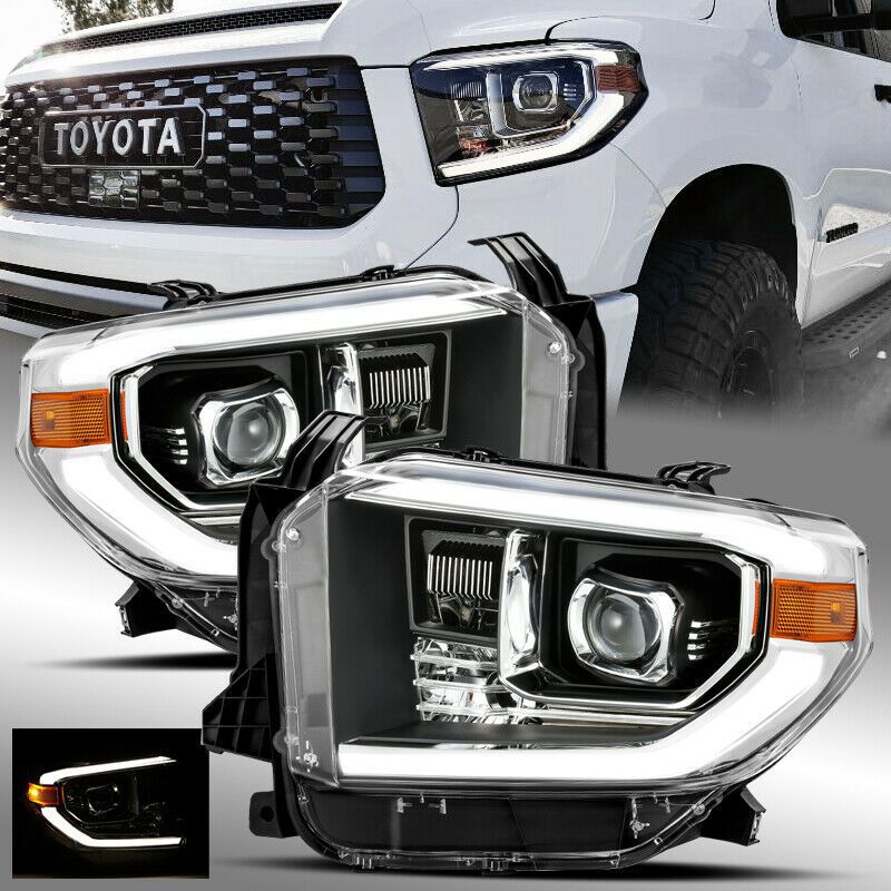 REFLEKTORY LAMPY PRZÓD LED TOYOTA TUNDRA 14-21 SOCZEWKA